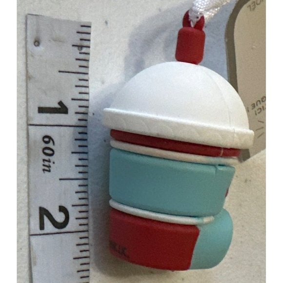 2 X 2-pk Hallmark Ornaments Popcorn & Slushie Plastic Tree Ornaments (NWT) - Picture 14 of 16